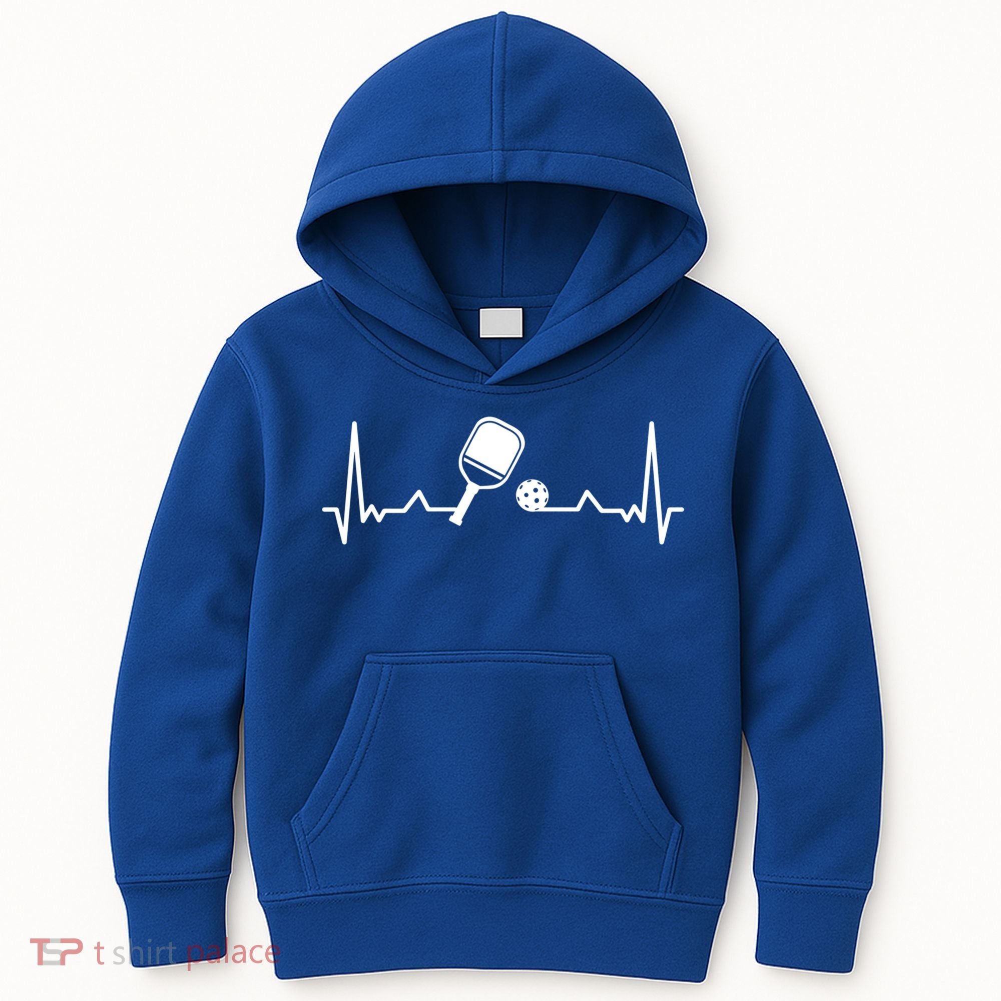 Pickleball Heartbeat Gift Pickleball Player Gift Kids Hoodie