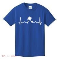Pickleball Heartbeat Gift Pickleball Player Gift Kids T-Shirt thumb 0