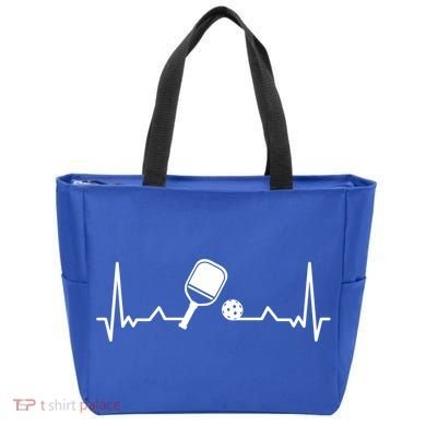 Pickleball Heartbeat Gift Pickleball Player Gift Tote Bag