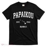 Papaikou Hawaii Hi Vintage Athletic T-Shirt thumb 0