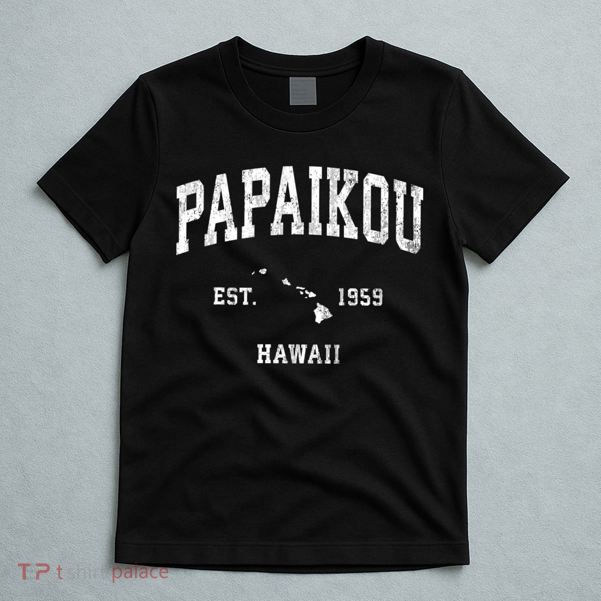 Papaikou Hawaii Hi Vintage Athletic T-Shirt