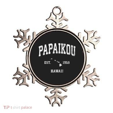 Papaikou Hawaii Hi Vintage Athletic Ornament