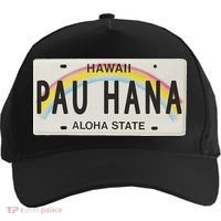 Pau Hana Hawaii License Plate Five-Panel Snapback Cap thumb 0