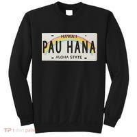 Pau Hana Hawaii License Plate Sweatshirt thumb 0