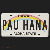 Pau Hana Hawaii License Plate 40oz Vacuum Insulated Stainless Steel Travel Tumbler thumb 4