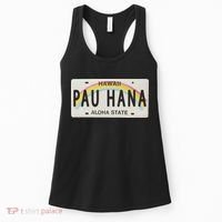 Pau Hana Hawaii License Plate Women's Tank Top thumb 0