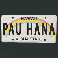 Pau Hana Hawaii License Plate Infant Baby Jersey Bodysuit thumb 2