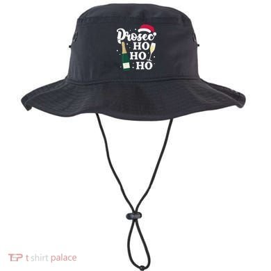 Prosec Ho Ho Ho Funny Presecco Christmas Vacation Meaningful Gift Bucket Hat