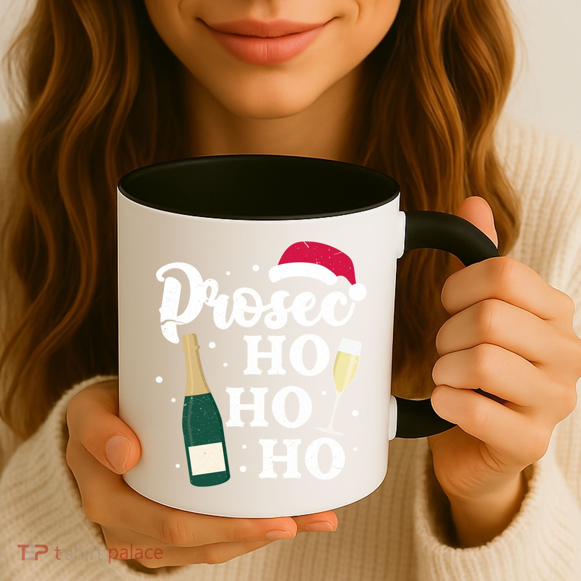 Prosec Ho Ho Ho Funny Presecco Christmas Vacation Meaningful Gift Coffee Mug