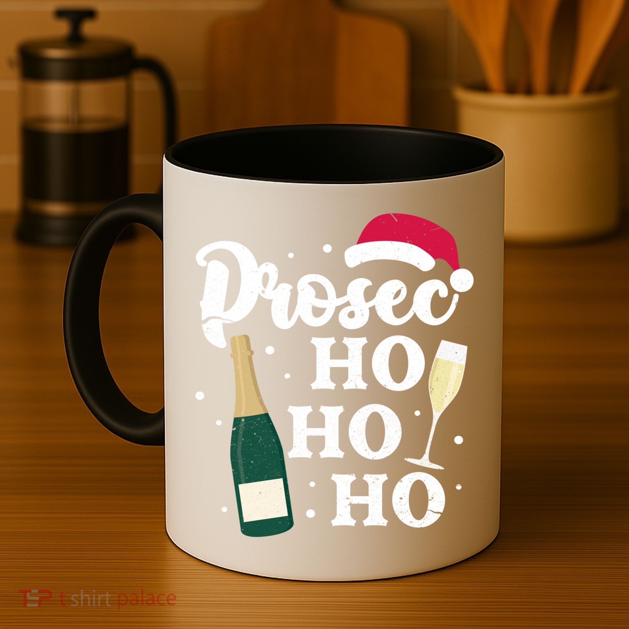 Prosec Ho Ho Ho Funny Presecco Christmas Vacation Meaningful Gift Coffee Mug