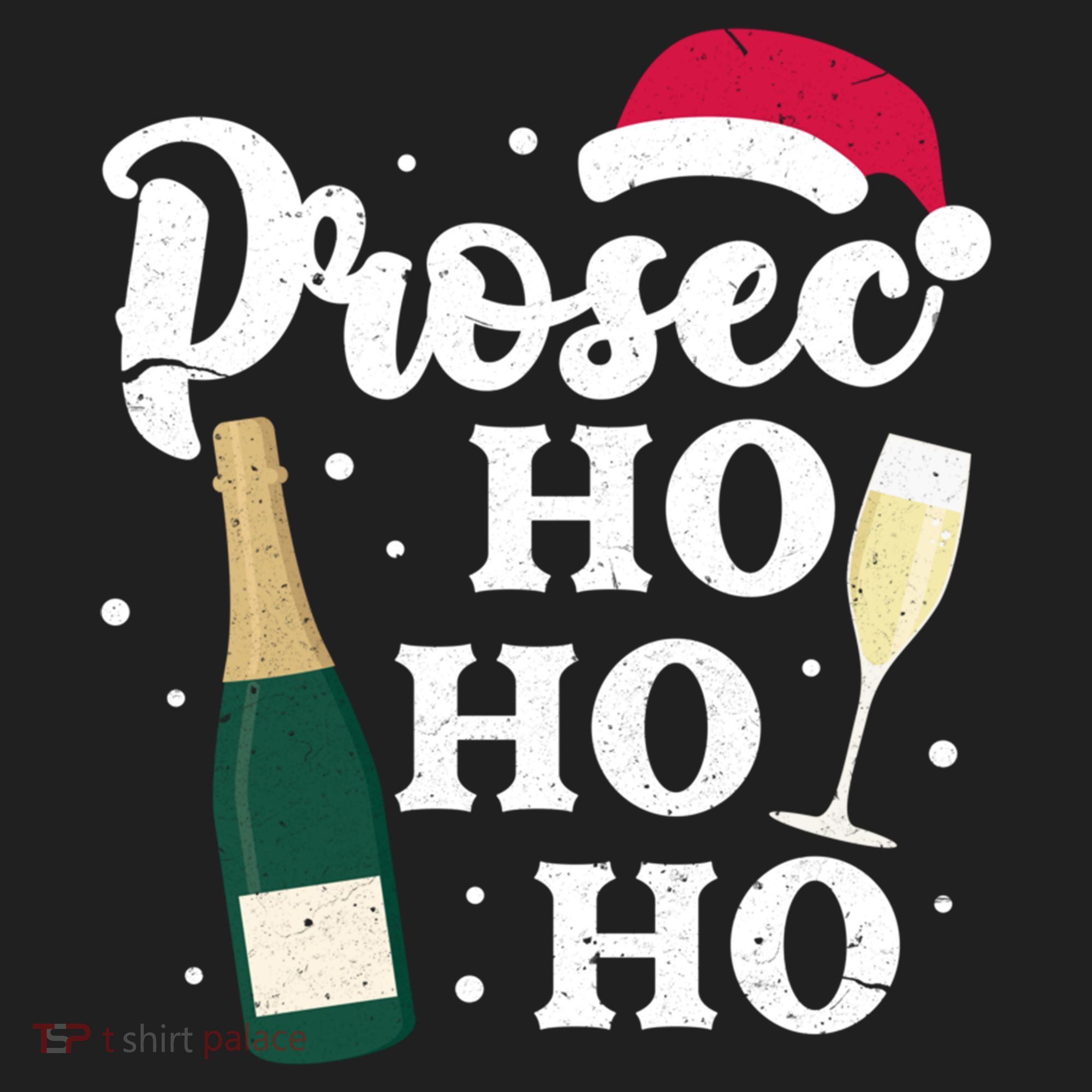 Prosec Ho Ho Ho Funny Presecco Christmas Vacation Meaningful Gift Beanie