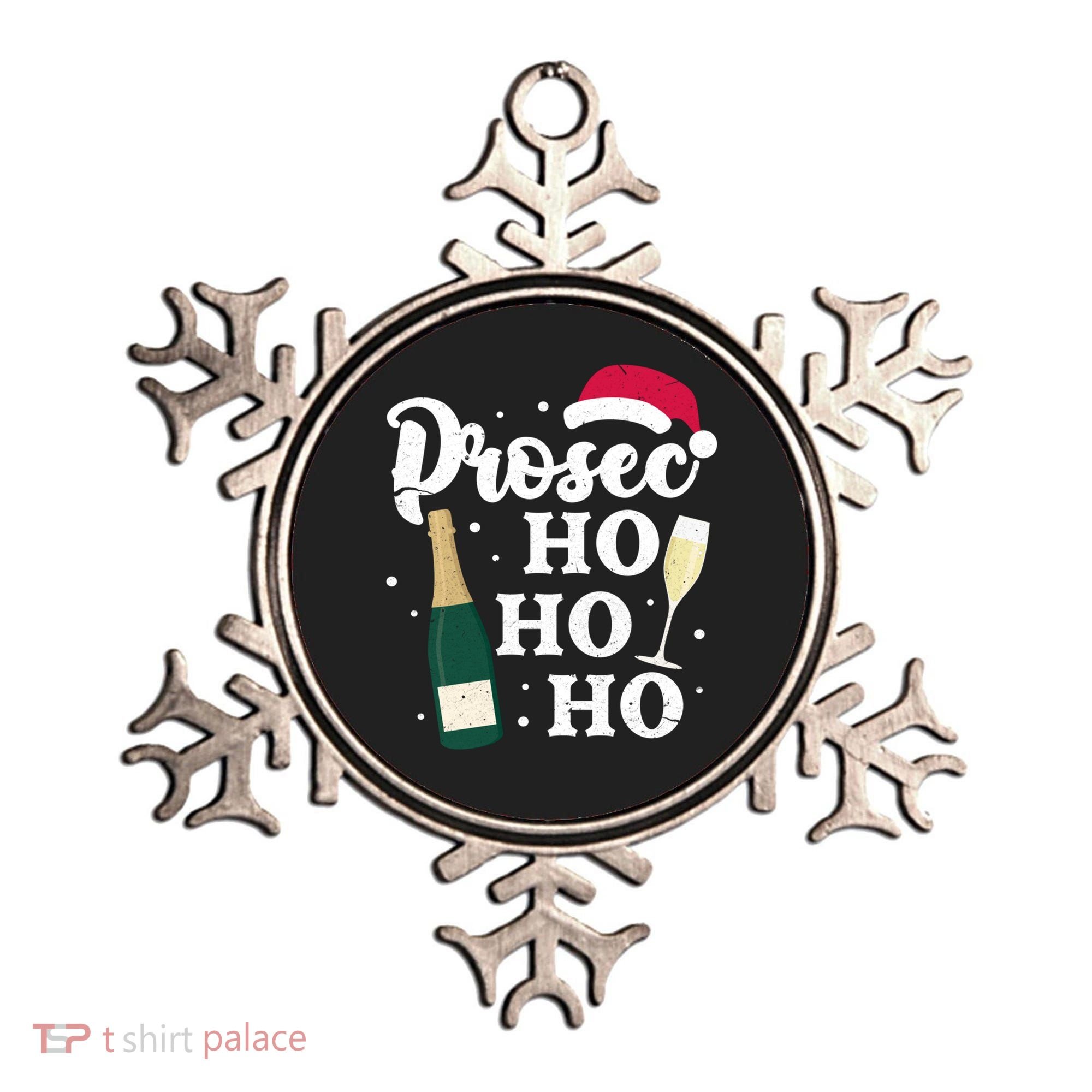 Prosec Ho Ho Ho Funny Presecco Christmas Vacation Meaningful Gift Ornament