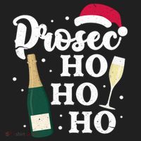 Prosec Ho Ho Ho Funny Presecco Christmas Vacation Meaningful Gift Hat thumb 2