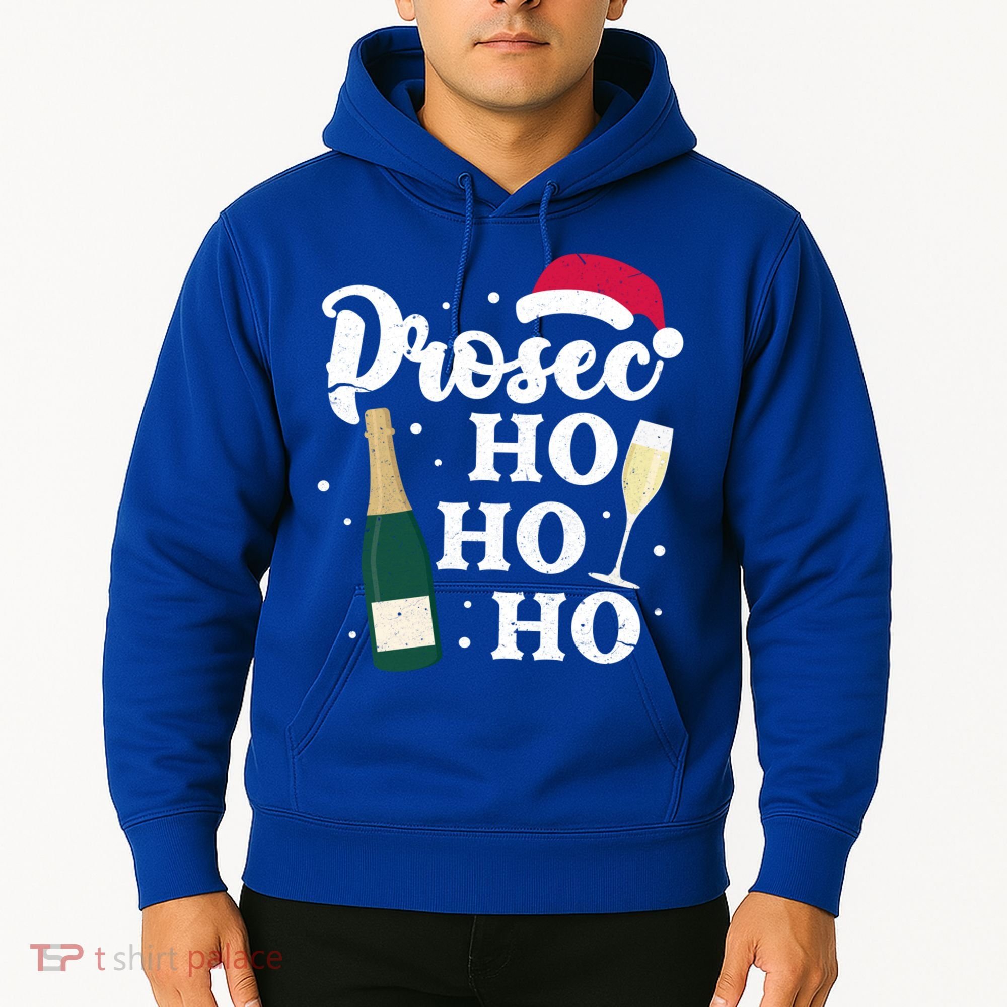 Prosec Ho Ho Ho Funny Presecco Christmas Vacation Meaningful Gift Hoodie