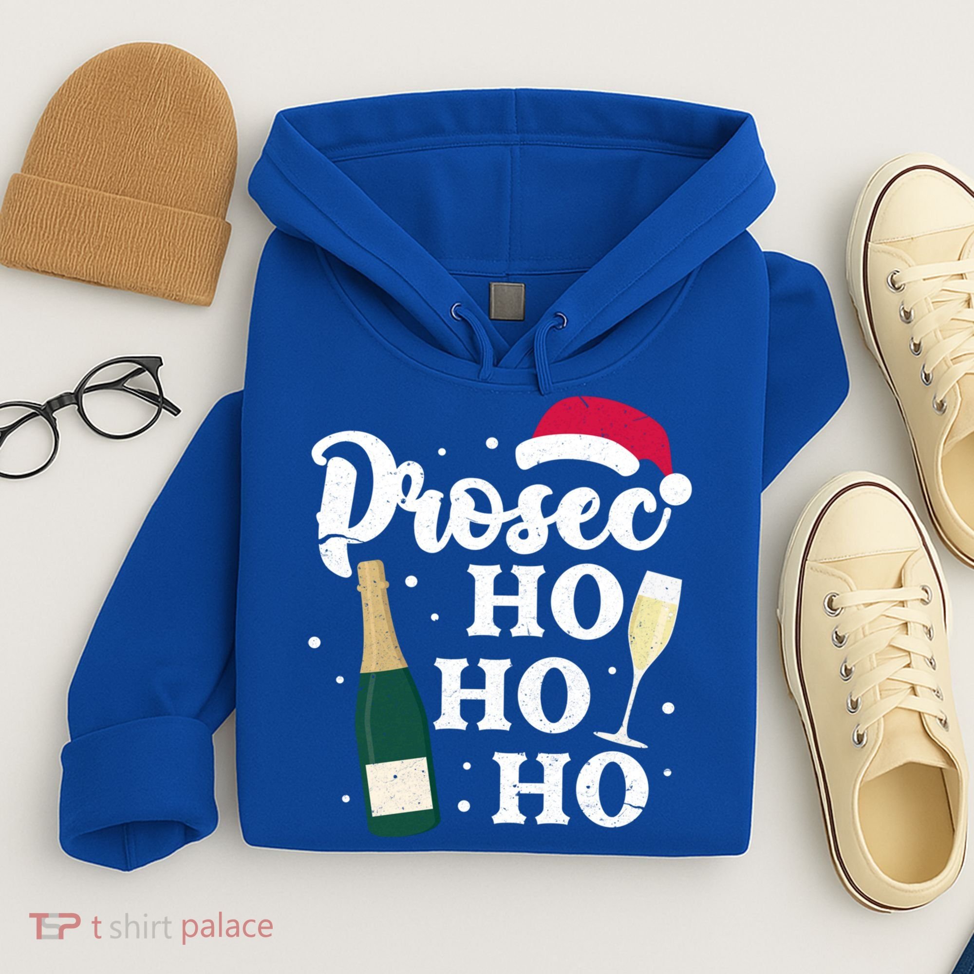 Prosec Ho Ho Ho Funny Presecco Christmas Vacation Meaningful Gift Hoodie