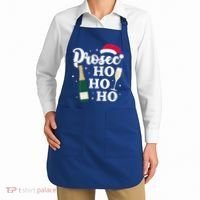 Prosec Ho Ho Ho Funny Presecco Christmas Vacation Meaningful Gift Apron thumb 2