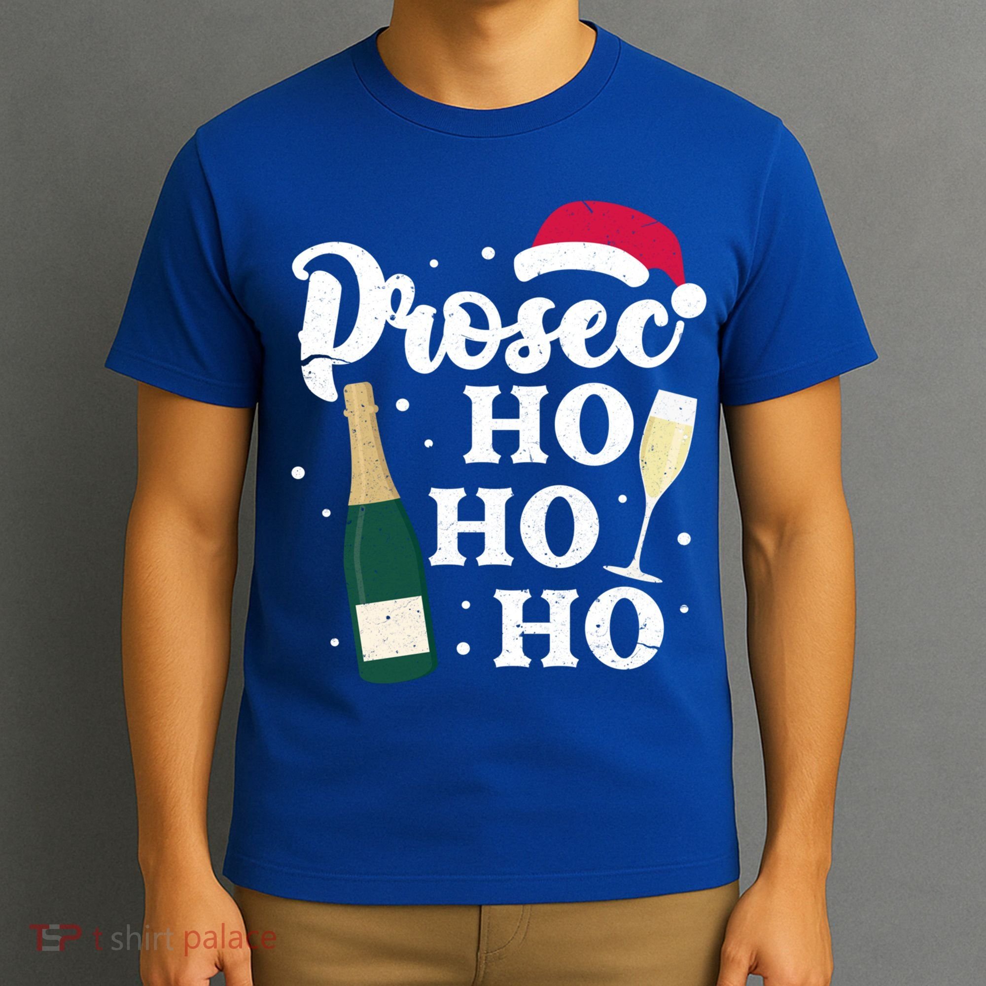 Prosec Ho Ho Ho Funny Presecco Christmas Vacation Meaningful Gift T-Shirt