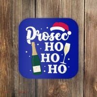 Prosec Ho Ho Ho Funny Presecco Christmas Vacation Meaningful Gift Coaster thumb 0
