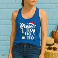 Prosec Ho Ho Ho Funny Presecco Christmas Vacation Meaningful Gift Women's Tank Top thumb 2