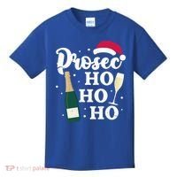 Prosec Ho Ho Ho Funny Presecco Christmas Vacation Meaningful Gift Kids T-Shirt thumb 0