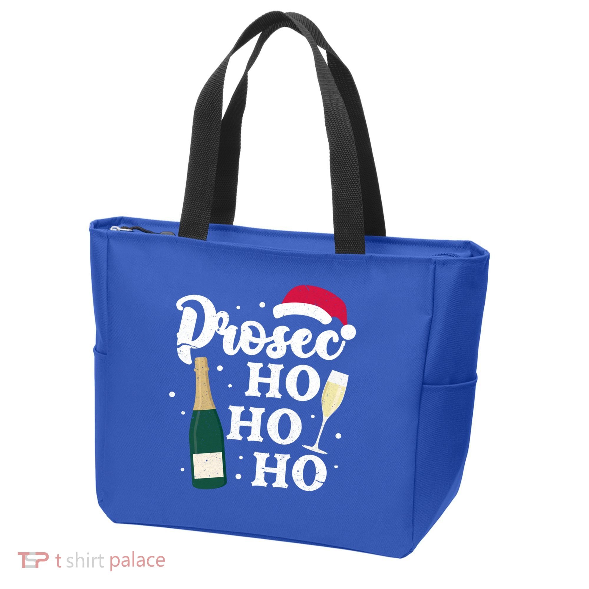 Prosec Ho Ho Ho Funny Presecco Christmas Vacation Meaningful Gift Tote Bag