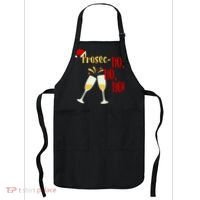 Prosec Ho Ho Ho Funny Wine Lover Christmas Celebration Apron thumb 0
