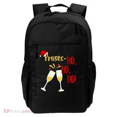 Prosec Ho Ho Ho Funny Wine Lover Christmas Celebration Backpack