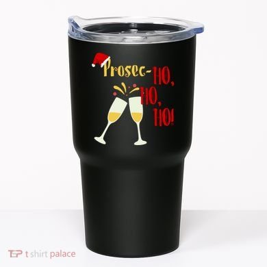 Prosec Ho Ho Ho Funny Wine Lover Christmas Celebration Tumbler