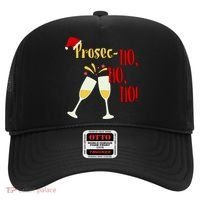 Prosec Ho Ho Ho Funny Wine Lover Christmas Celebration Hat thumb 0