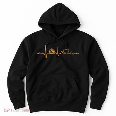 Pumpkin Heartbeat Halloween Hoodie