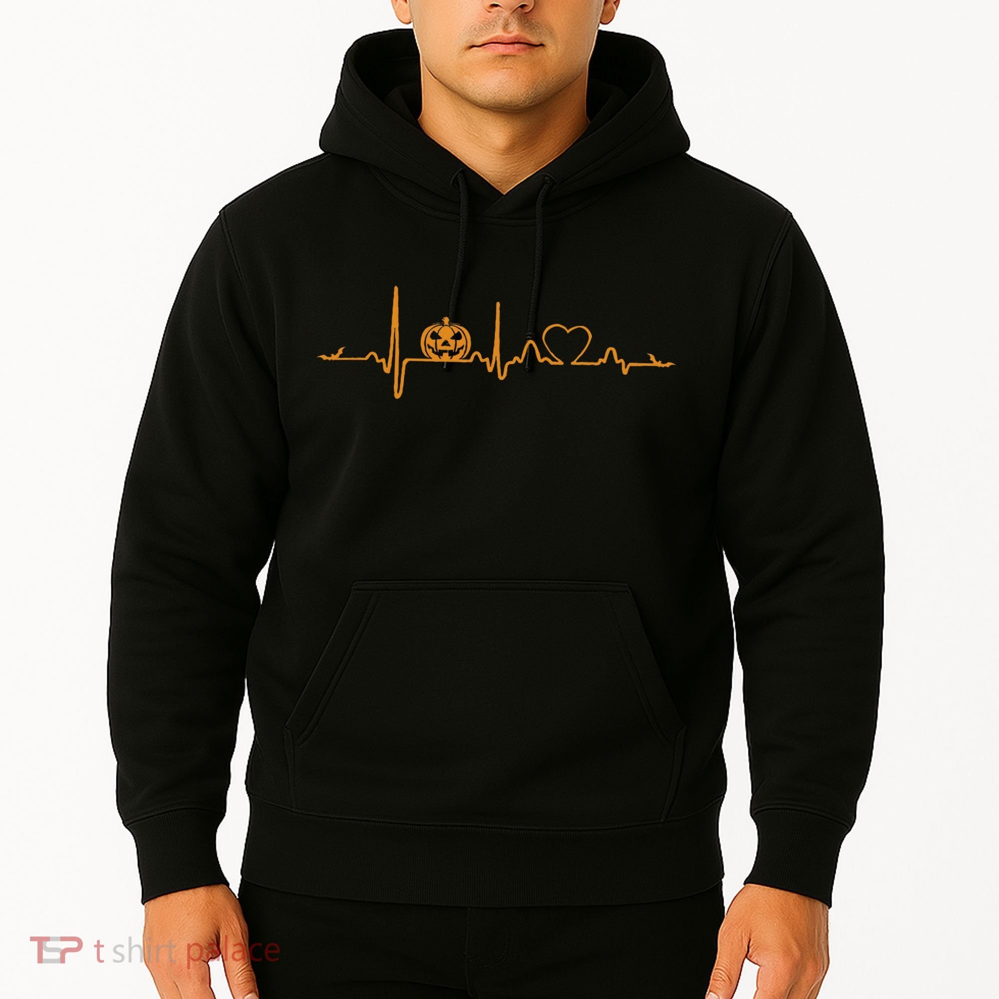 Pumpkin Heartbeat Halloween Hoodie