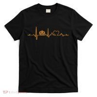 Pumpkin Heartbeat Halloween T-Shirt thumb 0