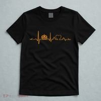 Pumpkin Heartbeat Halloween T-Shirt thumb 5