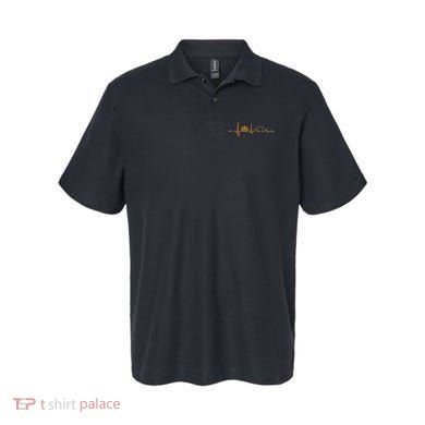 Pumpkin Heartbeat Halloween Polo