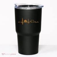 Pumpkin Heartbeat Halloween Tumbler thumb 0