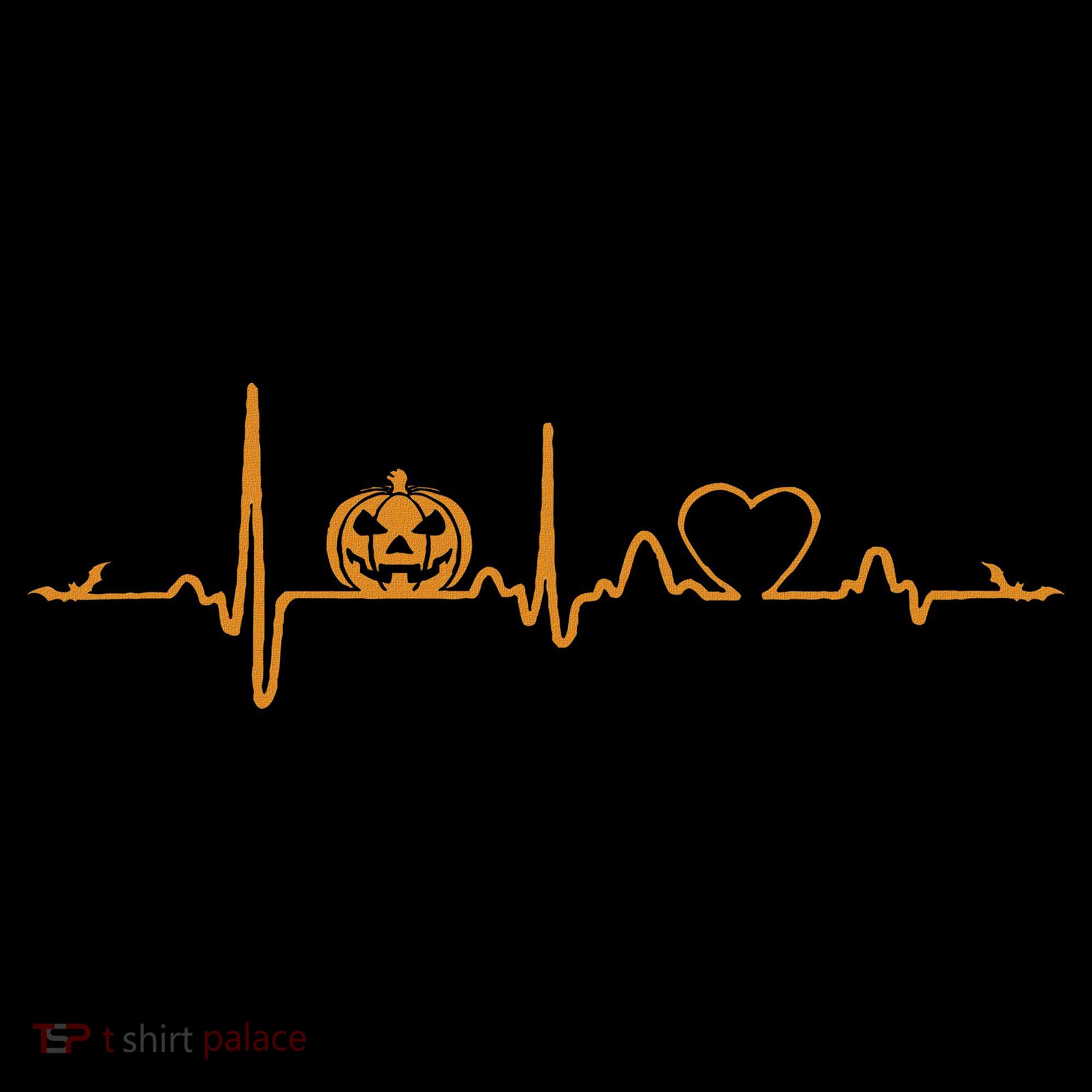 Pumpkin Heartbeat Halloween Ornament