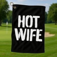 Punk Hotwife Hot Wife Enm Swinger Golf Towel thumb 1