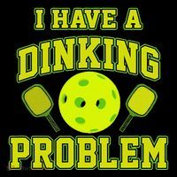 Pickleball Humor I Have A Dinking Problem Funny Baby Bodysuit thumb 2