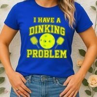 Pickleball Humor I Have A Dinking Problem Funny Women's T-Shirt thumb 2