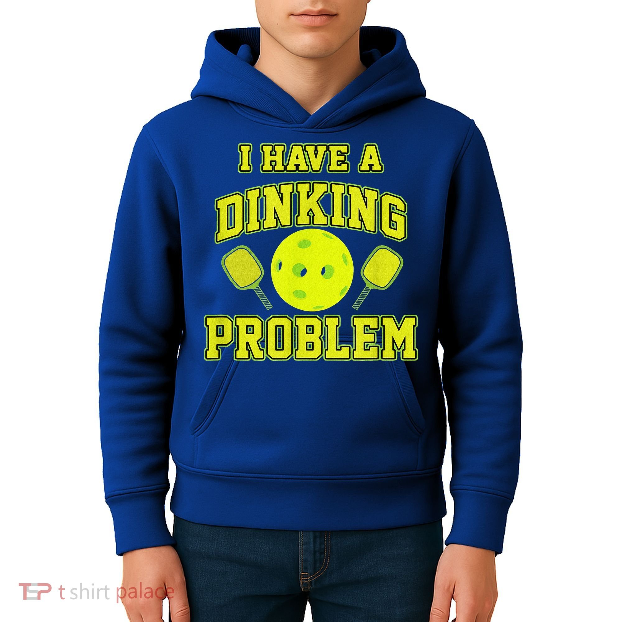 Pickleball Humor I Have A Dinking Problem Funny Kids Hoodie
