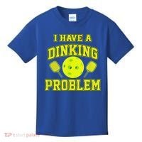 Pickleball Humor I Have A Dinking Problem Funny Kids T-Shirt thumb 0