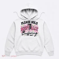Please Hold I'm Mentally Buffering Funny Mental Health Hoodie thumb 0