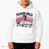 Please Hold I'm Mentally Buffering Funny Mental Health Hoodie thumb 2