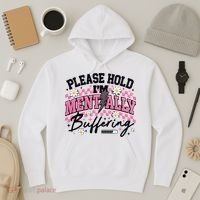 Please Hold I'm Mentally Buffering Funny Mental Health Hoodie thumb 3