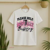 Please Hold I'm Mentally Buffering Funny Mental Health T-Shirt thumb 2
