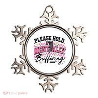 Please Hold I'm Mentally Buffering Funny Mental Health Ornament thumb 0