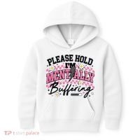 Please Hold I'm Mentally Buffering Funny Mental Health Kids Hoodie thumb 0