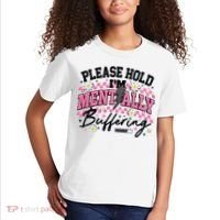 Please Hold I'm Mentally Buffering Funny Mental Health Kids T-Shirt thumb 2