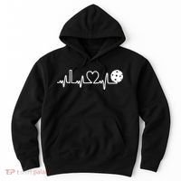 Pickleball Heartbeat! I Love Pickleball TShirt Hoodie thumb 0