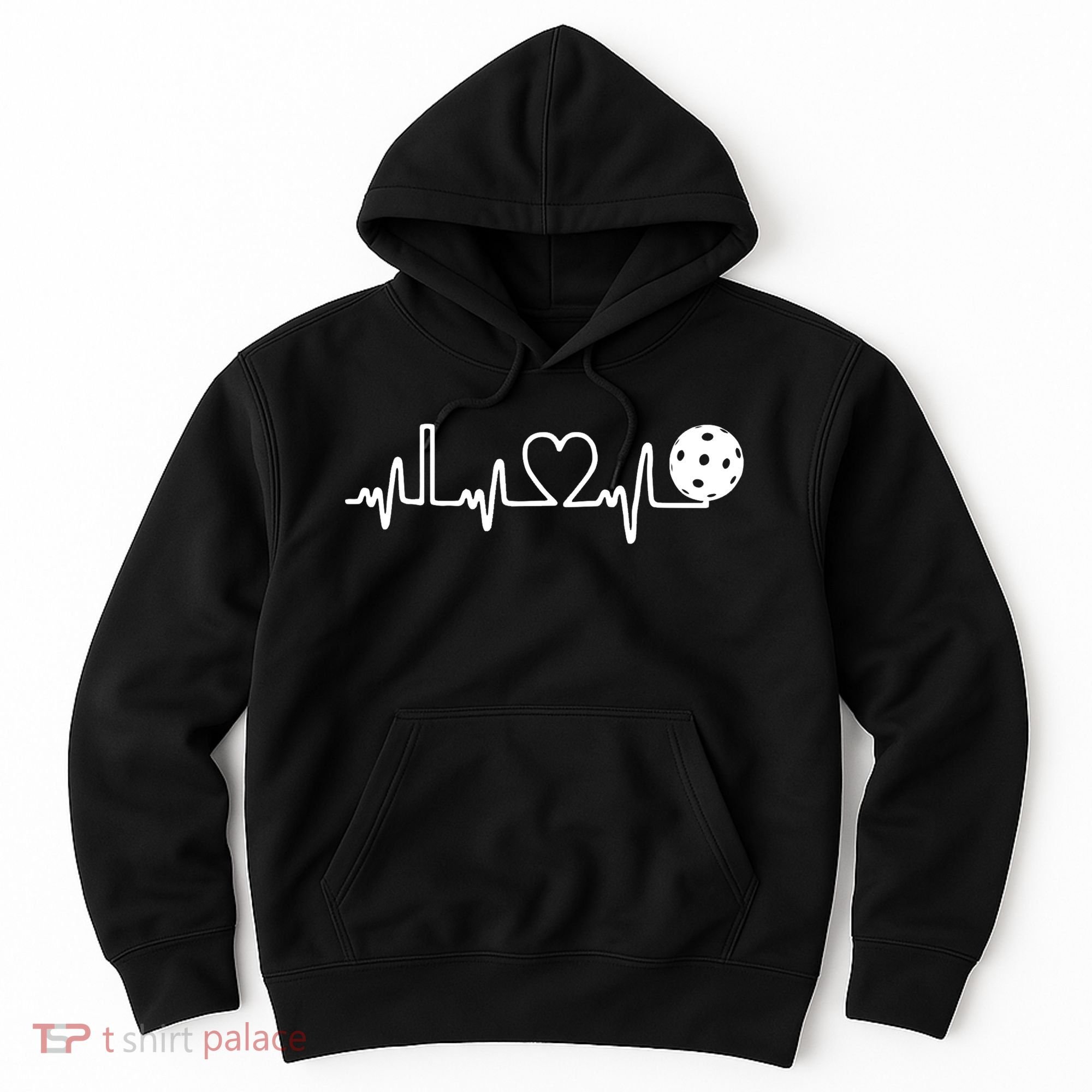 Pickleball Heartbeat! I Love Pickleball TShirt Hoodie